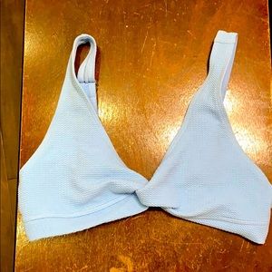 Baby blue Zaful bikini top